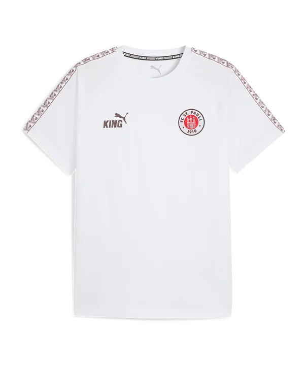 puma fc st. pauli king t-shirt weiß f02