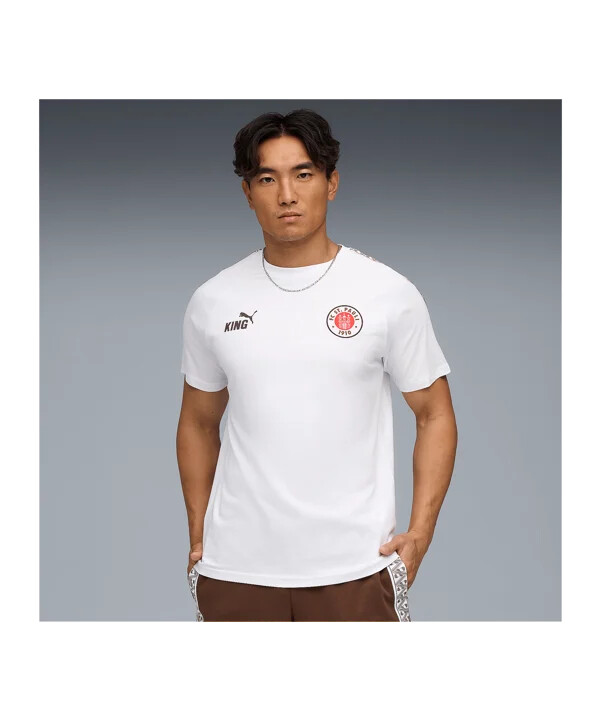 puma fc st. pauli king t-shirt weiß f02