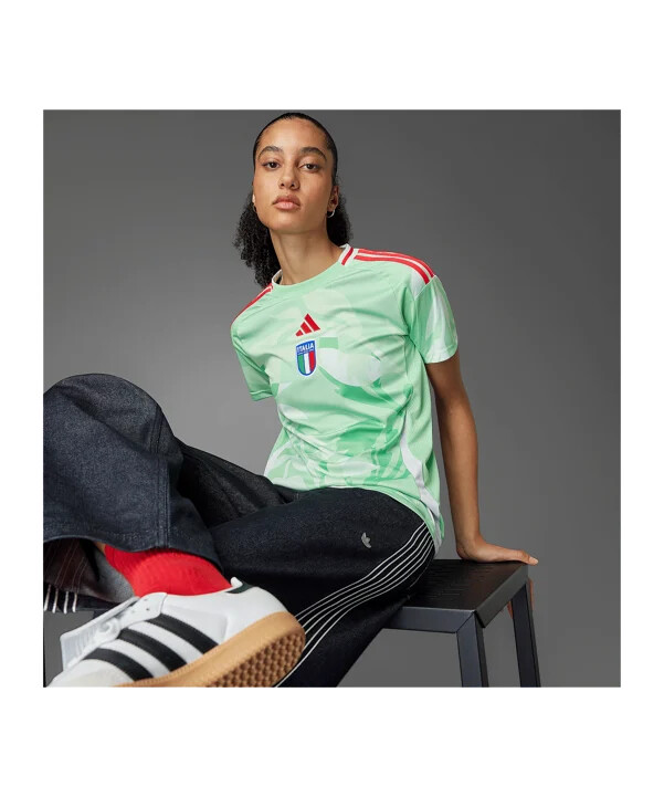 adidas italien trikot auswärts em 2025 damen grün