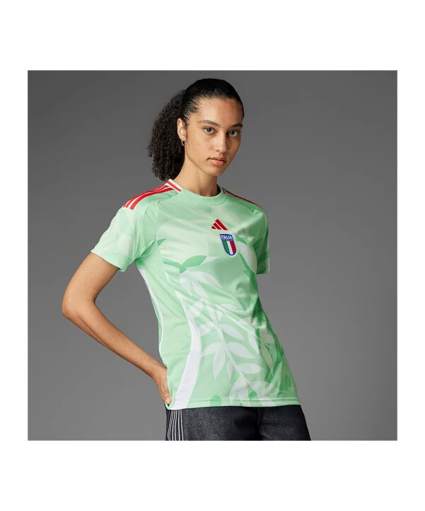 adidas italien trikot auswärts em 2025 damen grün