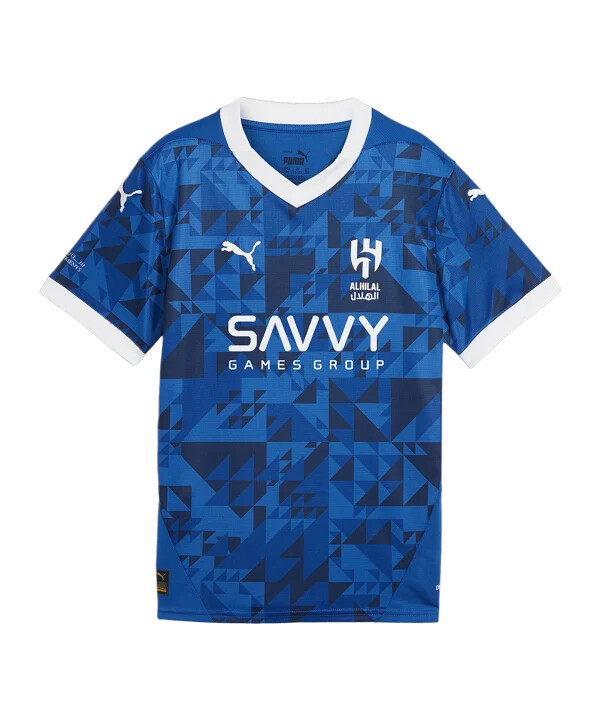 puma al hilal trikot home 20242025 kids blau f01